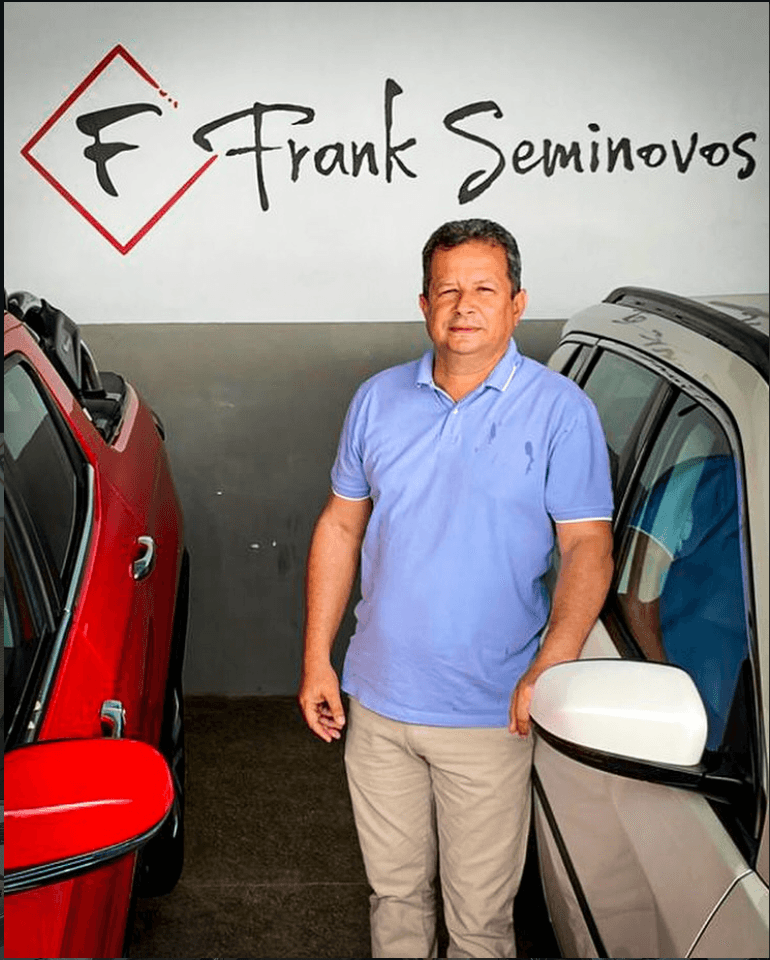 Frank Fabiano Rosado, fundador da Frank Seminovos, empresa de veículos seminovos